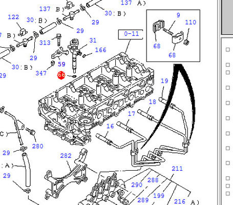 Steel 8-98181540-0 Nozzle Gasket For Fuel Injector